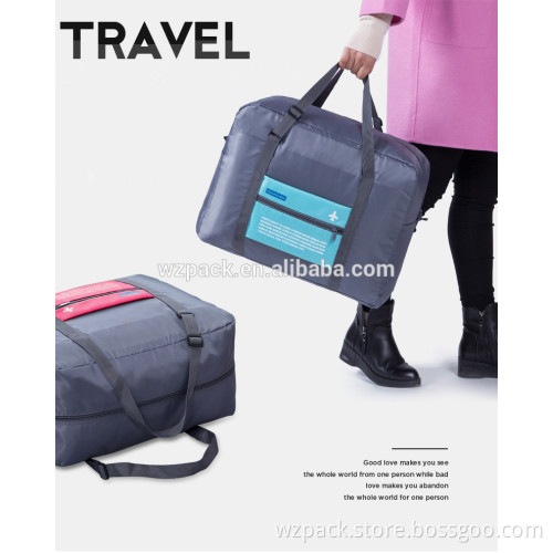 2016 Promotional OEM Foldable Bag Business Trip Durable Sports Gym Duffle Bag Portable Traveling Bag